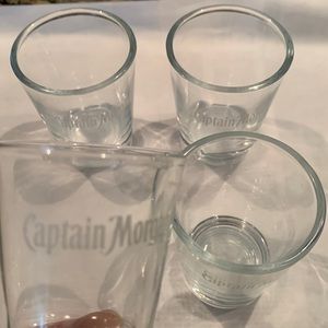 Captain Morgan Shot Glasses ( 4 )